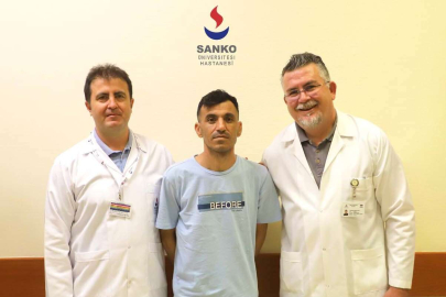 Güney Kore’den şifa için SANKO Üniversitesi Hastanesi’ne geldi