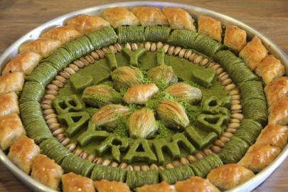 Gaziantep’te baklavacıların bayram yoğunluğu