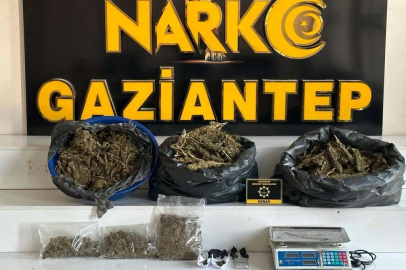 Gaziantep'te 9 kilo metamfetamin ele geçirildi: 1 gözaltı