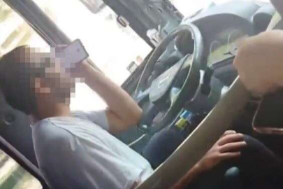 Gaziantep'te halk otobüsünde skandal görüntüler!
