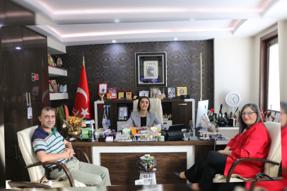 Asliye Ceza Hakimi Karakuş ve İşkadını Bozgeyik’ten, UGC Gaziantep temsilcisi Emektar’a ziyaret