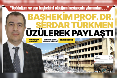 SERDAR TÜRKMEN ÜZÜLEREK PAYLAŞTI