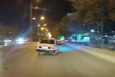 Drift attı, cezası ağır oldu: Otomobil trafikten men edildi