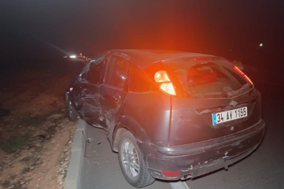 Gaziantep'te iki araç çarpıştı, 8 kişi yaralandı