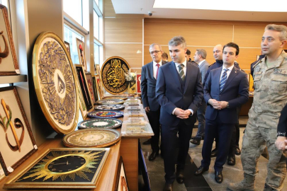 Mahkumların el emeği göz nuru ürünleri sergilendi