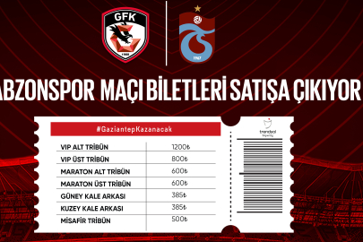 Gaziantep FK'da Trabzonspor biletleri satışa çıktı
