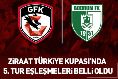 Gaziantep FK’nın kupada rakibi Bodrum