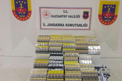 Gaziantep Jandarma kaçak sigaraya el kodu