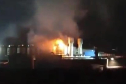 Gaziantep'te geri dönüşüm fabrikasında yangın