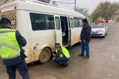 Jandarma'dan huzur ve güven uygulaması ve kış lastiği denetimi