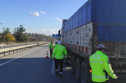 Gaziantep'te kış tedbirlerine uymayan sürücülere 83 bin lira ceza