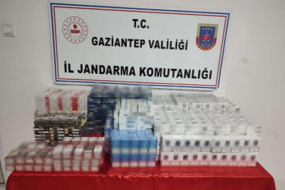 Gaziantep'te 150 bin TL değerinde kaçak sigara ele geçirildi