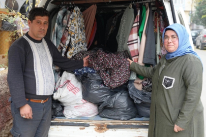 Gaziantep’te depremden etkilenen karı-koca, el emeği ürünleriyle hayata tutunuyor