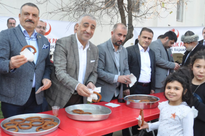 Büyük Birlik Partisi Gaziantep il teşkilatından Yazıcıoğlu anısına tatlı ikramı