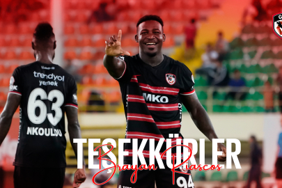 Gaziantep FK'dan Riascos'a teşekkür