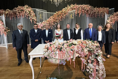 Görkemli nikahta Mimar Eray Ertuhan ve Merve Demirel dünya evine girdi