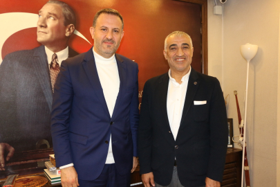 MHP eski milletvekili Avukat Ertuğrul Tolga Orhan'dan GGC Başkanı Kızılaslan'a ziyaret