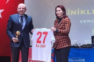 Gaziantepli İş Adamı Bilal Çeker’e spora destek teşekkürü