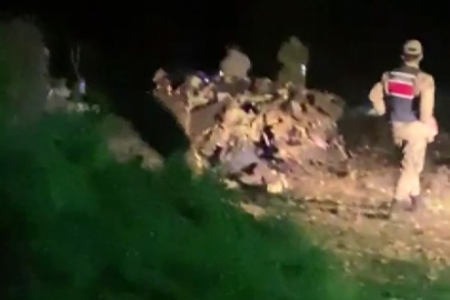 Düşen helikopterin enkazından ilk görüntüler