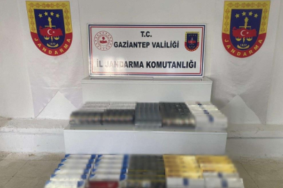 Gaziantep'te 1 milyon lira değerinde kaçak sigara ele geçirildi