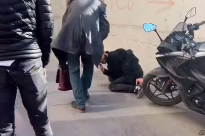 Çağlayan'daki saldırı girişimi kameralara takıldı