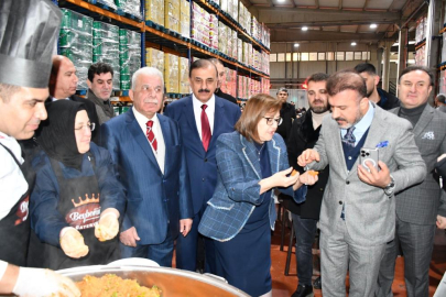 Şahin, Kadooğlu’nda nergislerle karşılandı