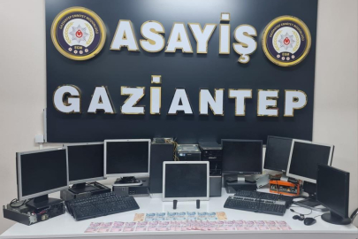 Gaziantep'te kumar oynayan şahıslara 963 bin lira ceza