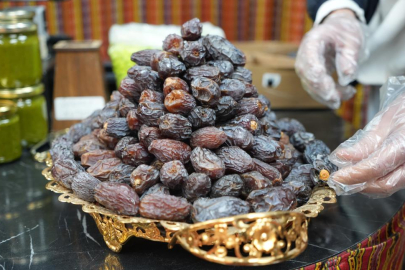 Ramazan ayının vazgeçilmezi hurma tezgaha indi