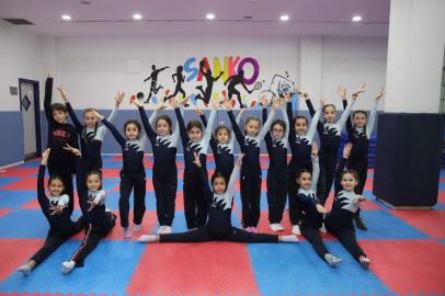 SANKO Okulları öğrencilerinin jimnastik başarısı