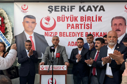 Nizip’te Büyük Birlik Partisi’nin görkemli seçim koordinasyon merkezi açılışı 