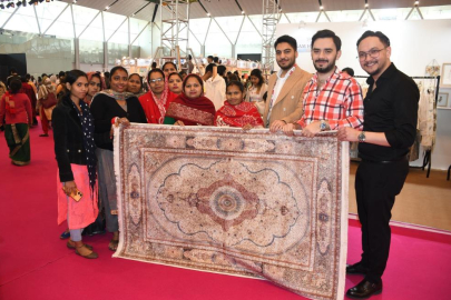 Gaziantepli Halıcılar Hindistan’da ilgiyle karşılandı