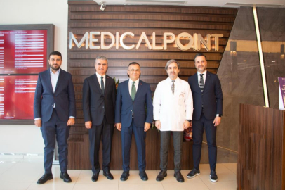 Vali Çeber’den Medıcal Poınt’e ziyaret