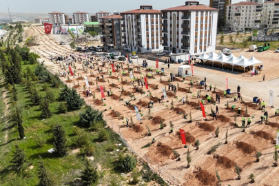28. Etap Şehitkamil Ormanı’na can suyu verildi