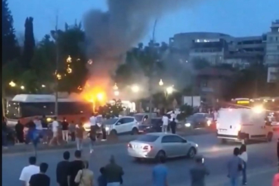 Son Dakika… Gaziantep’te belediye otobüsünde yangın çıktı!