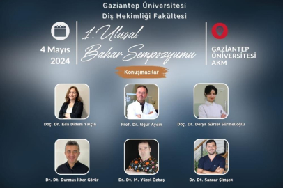 GAÜN Diş Hekimliği Fakültesi "1. Ulusal Bahar Sempozyumu" düzenleyecek