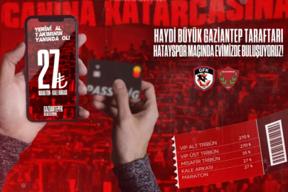 Gaziantep FK-Hatayspor maçı biletleri satışa çıktı