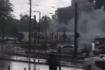 Gaziantep’te Tramvayda Korkutan yangın