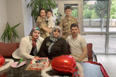 Jandarmadan şehit anneleri ve eşlerine 'Anneler Günü' sürprizi