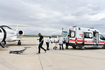 Ambulans Uçak Umre ‘de Rahatsızlanan Türk Hasta için Havalandı
