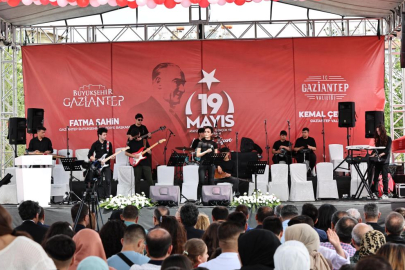 Gaziantep’te 19 Mayıs coşkuyla kutlandı