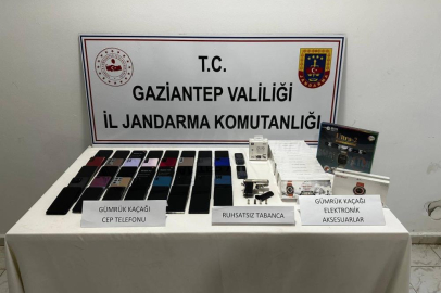 Gaziantep’te 2 milyon TL değerinde kaçak telefon ele geçirildi