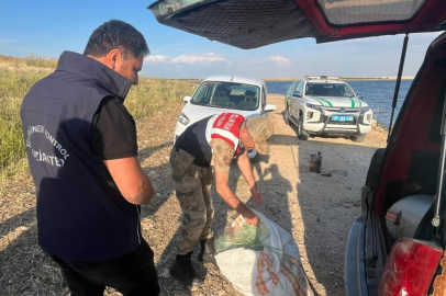 Yasağa rağmen balık avı yapanlara jandarmadan baskın