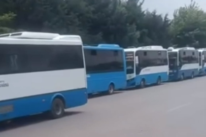 Gaziantep’te halk otobüsleri kontak kapattı