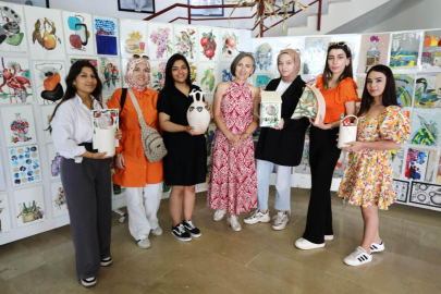 GAÜN öğrencilerinin el emeği eserleri sergilendi