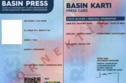 Basın Kartı Yönetmeliği'nde Değişiklik Resmi Gazete'de
