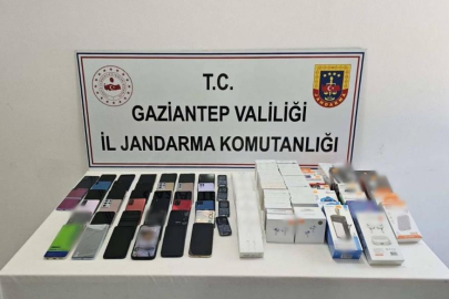 Gaziantep'te 2,5 milyon TL değerinde kaçak telefon ele geçirildi