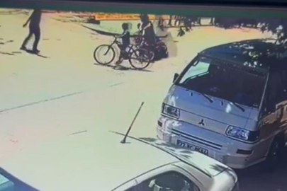Motosikletin çarptığı bisikletli çocuk kurtarılamadı