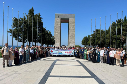 Gazi torunları şehitler diyarında