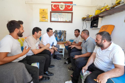 Umut Yılmaz’dan esnafa ziyaret