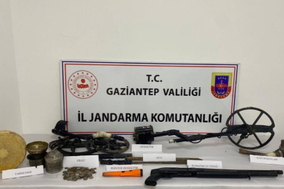 Tarihi eser operasyonunda 154 adet sikke ele geçirildi